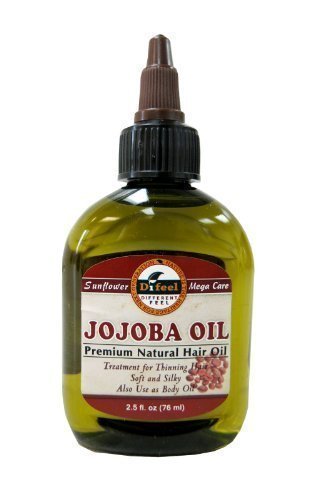 Difeel Sunflower Mega Care Jojoba Oil, 2.5 Ounce