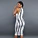 Start 2016 Women Sexy White Sleeveless Bodycon Evening Party Dresses (US=10)