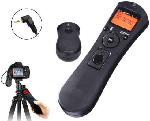 Quikprof wireless FSK 2.4GHz LCD Timer Time Lapse intervalometer Remote Shutter Release Cable Cord for Canon, Pentex, Samsung