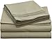 Clara Clark Premier 1800 Series 4pc Bed Sheet Set - Queen, Sage Olive Green, Hypoallergenic, Deep Pocket