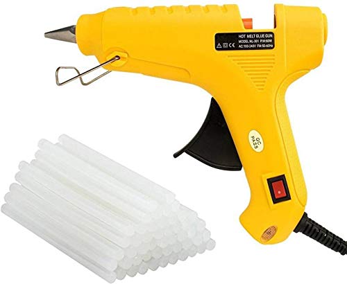 Mhk Plastic 40 Watt Corded Glue Gun Kit (Multicolor, 11 Mm, 10 Glue Sticks)