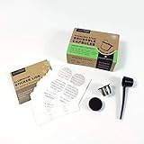 SEAL POD Refillable Nespresso Pods - Stainless Steel Reusable Capsules for Nespresso Machines (1 Pod, 100 Lids)