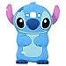 Blue Stitch Case for Samsung Galaxy S3,3D Cartoon Animal Cute Soft Silicone Rubber Protective Kawaii Funny Character Cover,Animated Fun Cool Skin Cases Shell for Kids Teens Girls Guys(Samsung S3)