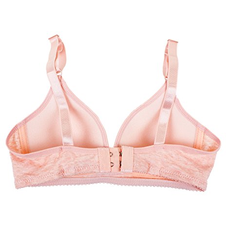 Barbra Lingerie Big Girls Bras for Teen Girl Wireless Molded Padded Juniors Training Bra 5 Pack (36A) - Thumbnail 7
