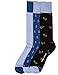 3-Pairs Mens Noble Mount Combed Cotton Dress Socks - Set A14, Assorted colors, Size 10-13
