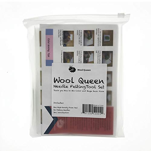 image for Wool Queen Large High-Density Needle Felting Foam Pad/White 10''x6''x1