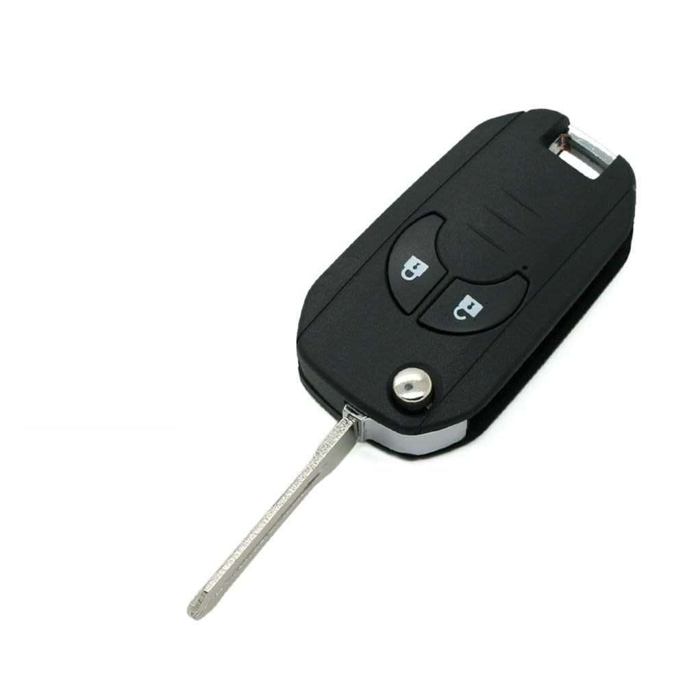 BROVACS Modified Upgraded Flip Key Shell Compatible with NISSAN 2 Button Keyless Entry Remote Key Case Fob SS916A