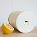 Now Designs Powder-Coated Steel Utensil Crock, Ivory, 5x6 inches