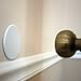 4 Wall Protector Door Knob Prevent Drywall Holes Dings White 3 1/4