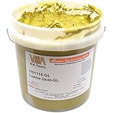 WM PLASTICS Lustre Gold Shimmer- Plastisol Ink, (quart)