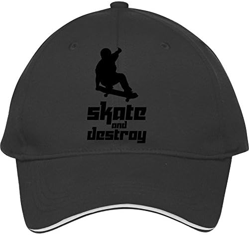 GeneSim Skate and Destroy Vector Baseball Cap Snapback ! Cotton Male/Female Hats Adjustable Hat