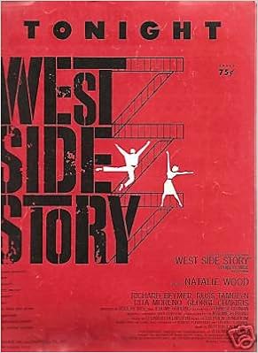 Sheet Music Tonight West Side Story Leonard Berstein Amazon Com Books