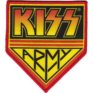 C&D VisionaryMen's KISS Army Embroidered Patch Red