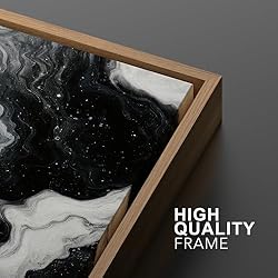 MUDECOR Framed Canvas Print Wall Art Set Monochrome