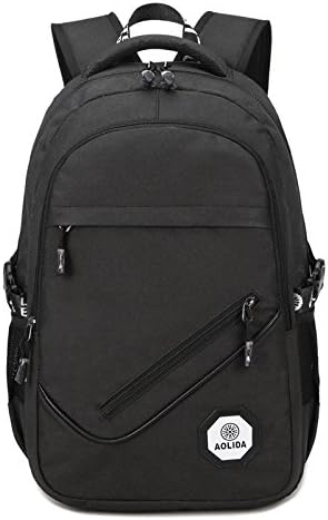 Backpack men casual college students bag USB rechargeable men travel backpack computer bag tideblack 18 inch