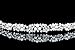 Trillium Flower Pattern Crystal Faux Pearl Bridal Headband Tiara T1033