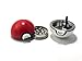 Herb Life Premium Pokemon Pokeball 3 Piece Herb Grinder With Pollen Scraper for Herbs, Spices, Tobacco (Grinder is 2 In/50 mm)