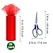 Supla 4 Colors Valentine's Day Tulle Rolls White Pink Red Fuchsia Tulle Fabric Ribbon Tulle Netting Rolls Spool - 6