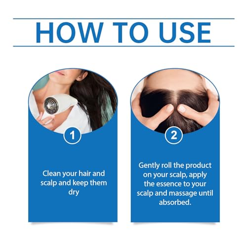 LBOYLOVE® Hair Wise Rosemary Hair Growth Serum with Redensyl and Anagain, Roll-On Boosts Oxygen Flow, Reduces Hair Fall 25ml For All Hair Types