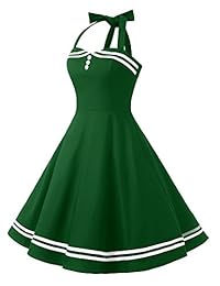 Find Dress - Vestido de cóctel para mujer de los años 50 con botones