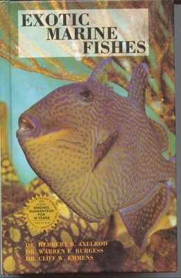 Exotic Marine Fishes by Herbert Axelrod