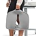 ComfiLife Orthopedic Coccyx and Posture Support Wheelchair and Office Seat Cushion for Back Pain and Sciatica Relief - Memory Foam
