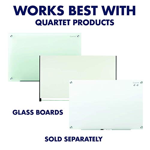 Quartet Strong Glass Whiteboard, Dry Erase Board, Large, Clear