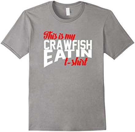 Men's This is My Crawfish Eatin T-Shirt Small Slate
