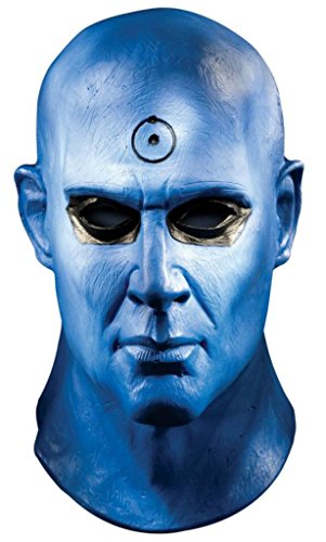 Watchmen Dr Manhattan The Superhero Deluxe Cosplay Adult Halloween Costume Mask