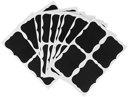 Luckiests 36pcs/set Black Board Kitchen Jam Jar Label Stickers Furniture Chalkboard Bottle Paster