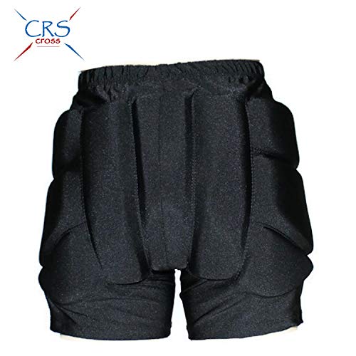 image for CRS Cross Padded Figure Skating Shorts - Youth Crash Butt Pads for Hip