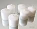 Inspired Candles 10 Hour Natural Soy Wax and Paraffin Wax Unscented Smokeless Votive Candles, White, Set of 72