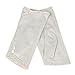 Women Summer Strip Sunblock Uv Protection 100% Cotton Fingerless Lace Gloves (10-Light Grey)