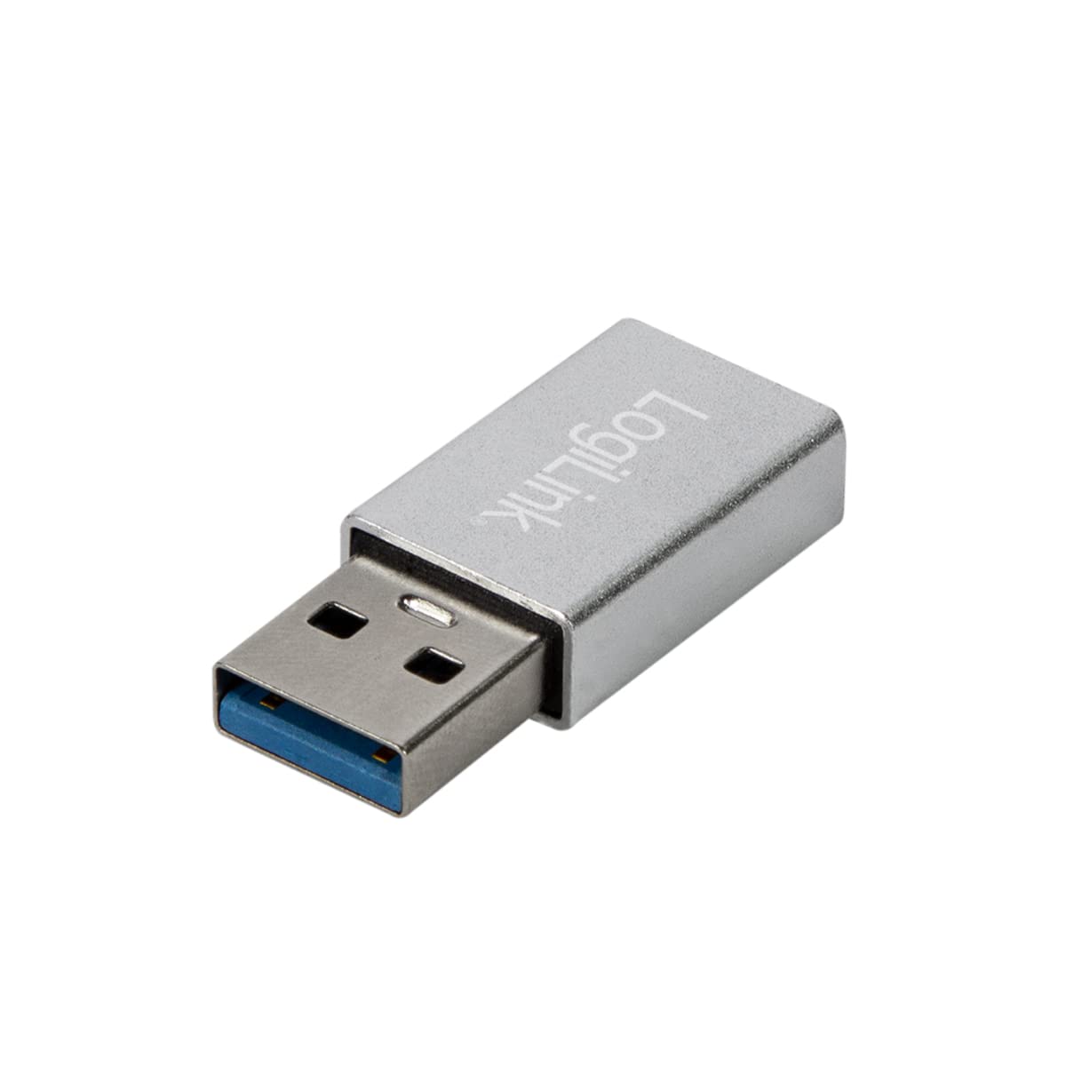 LogiLink AU0056 - USB 3.2 Gen1 Type-C Adapter, USB-A (Male) to USB-C (Female), Silver