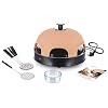 Emerio Pizzaoven, PIZZARETTE het origineel, 1 handgemaakte terracotta kleikap, gepatenteerd design, voor mini-pizza…