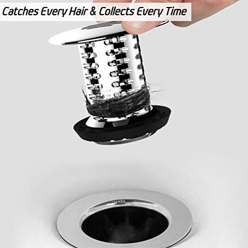 image for Aofmee Tub Drain Hair Catcher, Upgraded Bathtub Shower Drain Protector