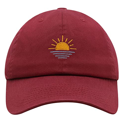 JPAK Sun Premium Dad Hat Embroidered Cotton Baseball Cap Sunset Sunrise at Amazon