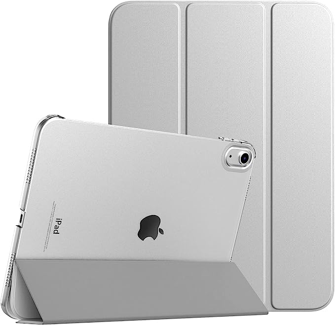 Smart Magnetic Folio Case For iPad A16 (11th Generation 2025) and For iPad 10th Generation 2022, Ultra Slim Lightweight Cover For iPad-11, iPad-10, Support Touch ID & Auto Wake/Sleep (Grey)