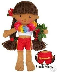 8-1/2" Soft Hawaiian Doll - Kaitlyn