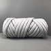 EASTSURE Chunky Braid Cotton Yarn Supre Large for Arm Knitting DIY Handmade Blankets Machine Washable,Grey,2.2LB