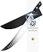 DALSTRONG Butcher's Breaking Cimitar Knife - Gladiator Series 10" Slicer - German HC Steel - Sheath Guard Included primary