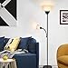 SUNLLIPE Floor Lamp 70.5 inches Energy Saving Sturdy Tall Standing Light Modern Pole Reading Lamp LED Torchiere Floor Lamp for Living Room, Dorm and Bedroom (Black)