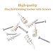 VIGRUE Drywall Anchors Plastic Self Drilling Hollow Wall Anchors with Tapping Screws Assortment Kit (120 PCS)(13×42mm)