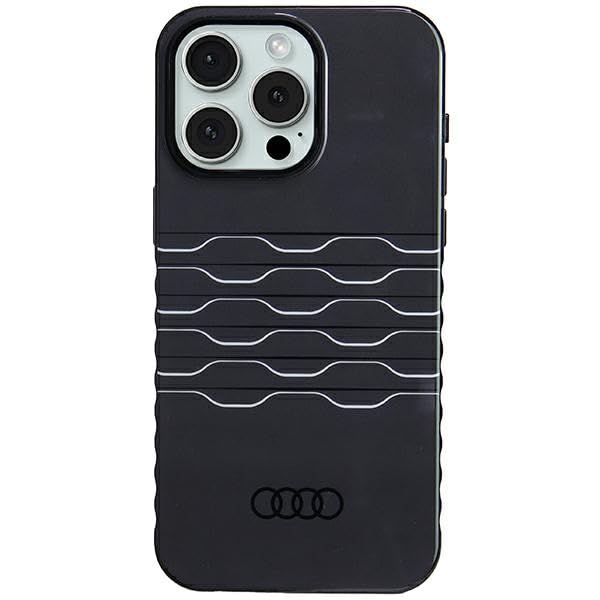 Audi IML AU-IMLMIP15PM-A6/D3-BK Case for iPhone 15 Pro Max 6.7 Inch Black