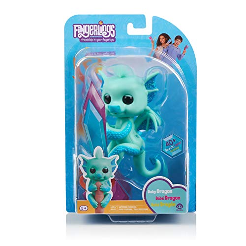 2 Fingerlings+Glitter+Dragon+Interactive+Collectible