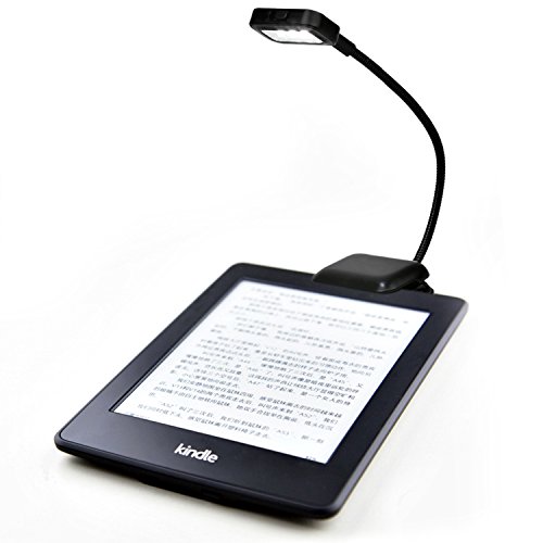 KUCHANG LED Clip-On Reading Light for Amazon Kindle PaperWhite, Voyage, kindle 6inch, Nook, eBook Readers, Tablets, PDAs, Cell Phones