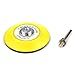 3 Inch (75mm) Hook and Loop Sanding Pad for Sanding Discs with 6mm Dia Shank Drill Attachment + Soft Foam Layer Buffering Pad, 3 Pack