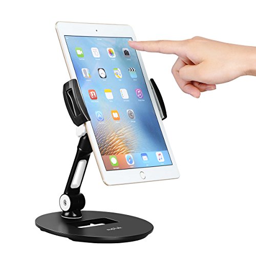 Suptek Aluminum Tablet Desk Stand 360° Flexible Cell Phone Holder Mount