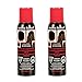 Jerome Russell Spray-On Color Black Hair Thickener 3.5 Ounce (103ml) (2 Pack)
