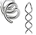 Body Accentz Earrings Rings 316L Surgical Steel Swirl Twist Tapers - Sold as a Pair